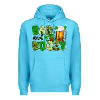 Ocean Blue bad and boozy Premium Hoodie - Artiststas