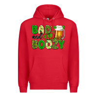 Red bad and boozy Premium Hoodie - Artiststas