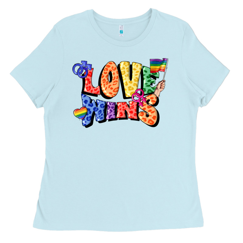 Love Wins Ladies Tee by FaDigitalArtStudio | Teevron