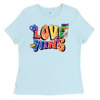 Baby Blue Love wins Ladies Tee - FaDigitalArtStudio