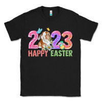 Black 2023 Happy Easter Classic Tee - CowGirlArtShop