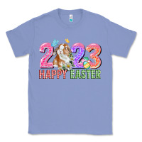 Colony Blue 2023 Happy Easter Classic Tee - CowGirlArtShop
