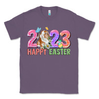 Lavender 2023 Happy Easter Classic Tee - CowGirlArtShop