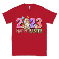 Red 2023 Happy Easter Classic Tee - CowGirlArtShop