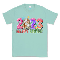 Seafoam 2023 Happy Easter Classic Tee - CowGirlArtShop