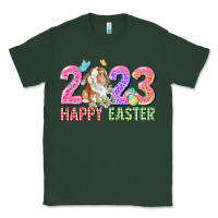 Sports Green 2023 Happy Easter Classic Tee - CowGirlArtShop
