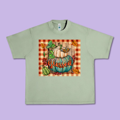 Blessed Tumbler Urban Heavy Tee Designed By Bundleandbundleshop