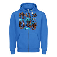 True Royal nurse on duty Zipper Hoodie - JahusDesignShop