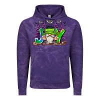 Cloud Purple Joy Halloween Gnome Vintage Hoodie - CowhideDigitalArt