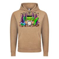 Vintage Coffee Joy Halloween Gnome Vintage Hoodie - CowhideDigitalArt