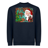 Navy holly jolly Heavyweight Sweatshirt - JahusDesignShop