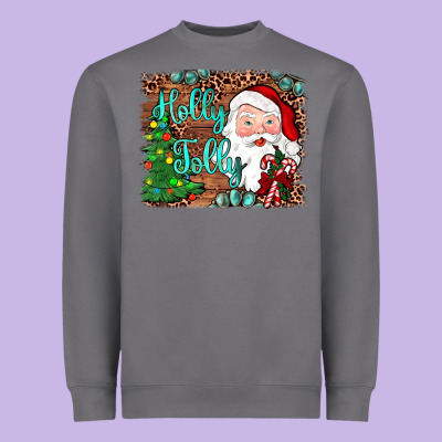 Holly Jolly Heavyweight Sweatshirt Designed By Jahusdesignshop