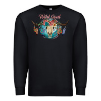 Black Wild Soul Premium Sweatshirt - JahusDesignShop