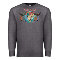 Charcoal Heather Wild Soul Premium Sweatshirt - JahusDesignShop