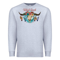Heather Grey Wild Soul Premium Sweatshirt - JahusDesignShop