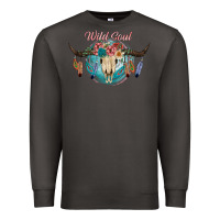 Smoke Wild Soul Premium Sweatshirt - JahusDesignShop