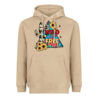 Mushroom Wıld and Free Heavyweight Hoodie - JahusDesignShop