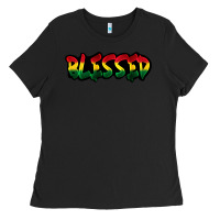 Black Juneteenth blessed Ladies Tee - FaDigitalArtStudio