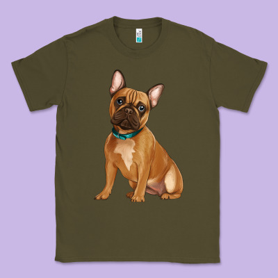 French Bulldog Classic Tee Designed By Artiststas