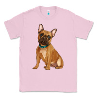 Bubblegum Pink french bulldog Classic Tee - Artiststas