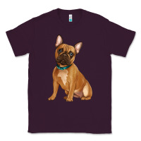 Plum french bulldog Classic Tee - Artiststas