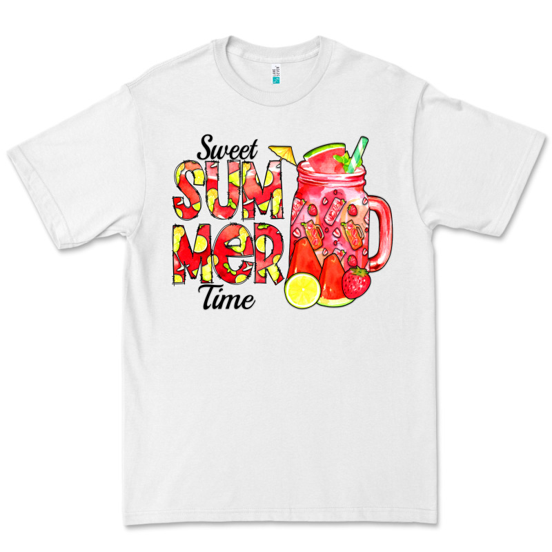 Sweet Summer Time Waterolor Premium Tee by CowCowDesign | Teevron