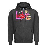 Charcoal Heather makeup artist t  shirt makeup artist love cosmetician fashion t  shirt Zipper Hoodie - linhVisuals