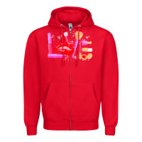 Red makeup artist t  shirt makeup artist love cosmetician fashion t  shirt Zipper Hoodie - linhVisuals