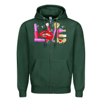 Sports Green makeup artist t  shirt makeup artist love cosmetician fashion t  shirt Zipper Hoodie - linhVisuals