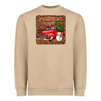 Mushroom christmas truck coaster Heavyweight Sweatshirt - JahusDesignShop