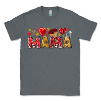 Charcoal Heather Valentine's Day Mama Mother's Day Classic Tee - HowdyJamesFarm