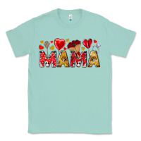 Seafoam Valentine's Day Mama Mother's Day Classic Tee - HowdyJamesFarm