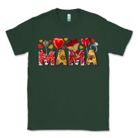 Sports Green Valentine's Day Mama Mother's Day Classic Tee - HowdyJamesFarm