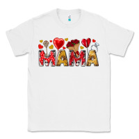 White Valentine's Day Mama Mother's Day Classic Tee - HowdyJamesFarm
