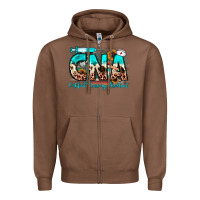 Chestnut cna certified nursing assistant Zipper Hoodie - JahusDesignShop