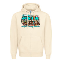 Sandshell cna certified nursing assistant Zipper Hoodie - JahusDesignShop