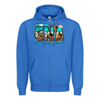 True Royal cna certified nursing assistant Zipper Hoodie - JahusDesignShop