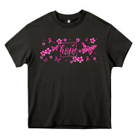 Asphalt hope breast cancer butterfly Heavy Core Tee - Jasminsmagicworld