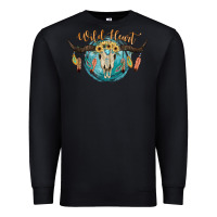 Black Wild Heart Premium Sweatshirt - JahusDesignShop