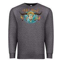Charcoal Heather Wild Heart Premium Sweatshirt - JahusDesignShop