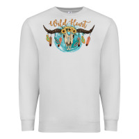 Dove Grey Wild Heart Premium Sweatshirt - JahusDesignShop