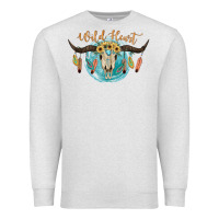 Oatmeal Heather Wild Heart Premium Sweatshirt - JahusDesignShop