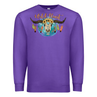 Purple Wild Heart Premium Sweatshirt - JahusDesignShop