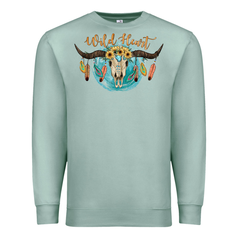 Wild Heart Premium Sweatshirt by JahusDesignShop | Teevron