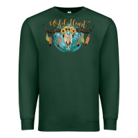 Sports Green Wild Heart Premium Sweatshirt - JahusDesignShop