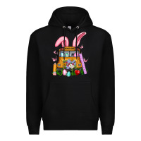 Black school bus easter Premium Hoodie - Artiststas