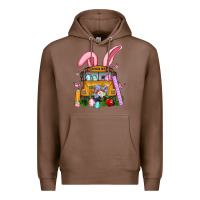 Chestnut school bus easter Premium Hoodie - Artiststas