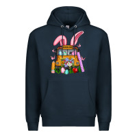 Navy school bus easter Premium Hoodie - Artiststas