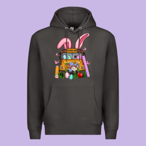 School Bus Easter Premium Hoodie Designed By Artiststas