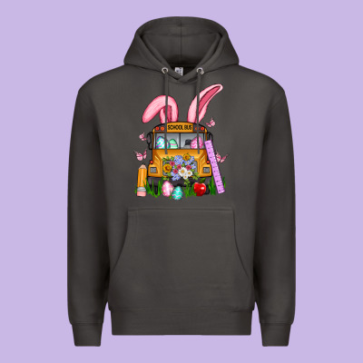School Bus Easter Premium Hoodie Designed By Artiststas